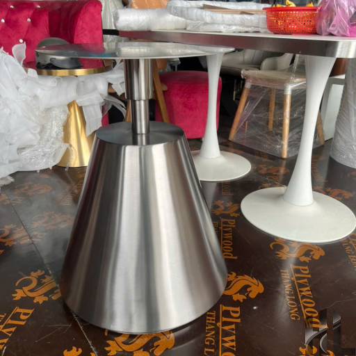 Chân Bàn Trà Inox 304 Hình Nón – Đẳng Cấp & Hiện Đại